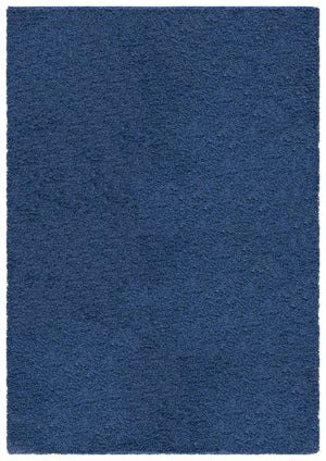 Safavieh Laguna Plush Shag Flokati-Style Rug In Rich Blue — Power-Loomed Polypropylene Blend, Cozy 2" Pile For Living Rooms 4'-0" x 4'-0" SGL303K-4R