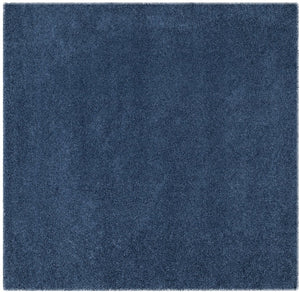 Safavieh Laguna Plush Shag Flokati-Style Rug In Rich Blue — Power-Loomed Polypropylene Blend, Cozy 2" Pile For Living Rooms 4'-0" x 4'-0" SGL303K-4R