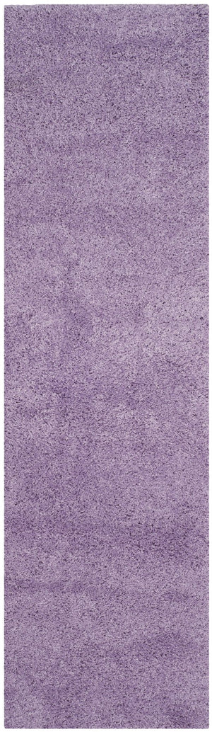 Safavieh Laguna Shag Area Rug – Luxurious Touch For Your Space, Exquisite Turkish Craftsmanship & Comfort Lilac Polypropylene Pile Sgl303n-5sq