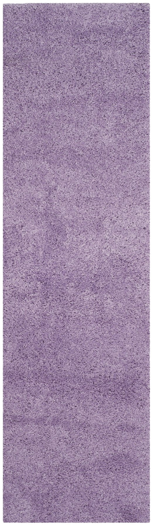 Safavieh Laguna Shag Area Rug – Luxurious Touch For Your Space, Exquisite Turkish Craftsmanship & Comfort Lilac Polypropylene Pile Sgl303n-5sq