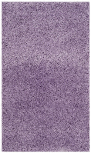 Safavieh Laguna Shag Area Rug – Luxurious Touch For Your Space, Exquisite Turkish Craftsmanship & Comfort Lilac Polypropylene Pile Sgl303n-5sq
