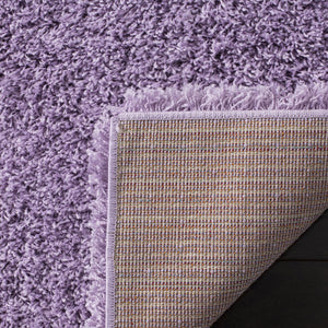 Safavieh Laguna Shag Area Rug – Luxurious Touch For Your Space, Exquisite Turkish Craftsmanship & Comfort Lilac Polypropylene Pile Sgl303n-5sq