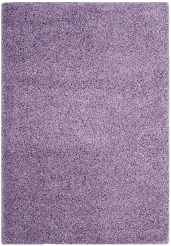Safavieh Laguna Shag Area Rug – Luxurious Touch For Your Space, Exquisite Turkish Craftsmanship & Comfort Lilac Polypropylene Pile Sgl303n-5sq