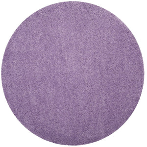 Safavieh Laguna Shag Area Rug – Luxurious Touch For Your Space, Exquisite Turkish Craftsmanship & Comfort Lilac Polypropylene Pile Sgl303n-5sq