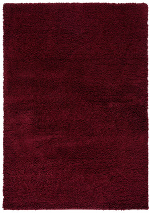Safavieh Laguna Luxurious Maroon Round Shag Rug With 2" Pile — Plush Flokati-Style Comfort & Durable Weave 5'-3" x 5'-3" SGL303R-5R