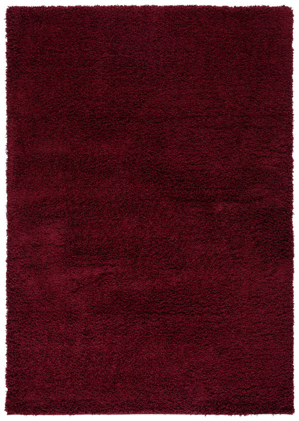 Safavieh Laguna Luxurious Maroon Round Shag Rug With 2" Pile — Plush Flokati-Style Comfort & Durable Weave 5'-3" x 5'-3" SGL303R-5R