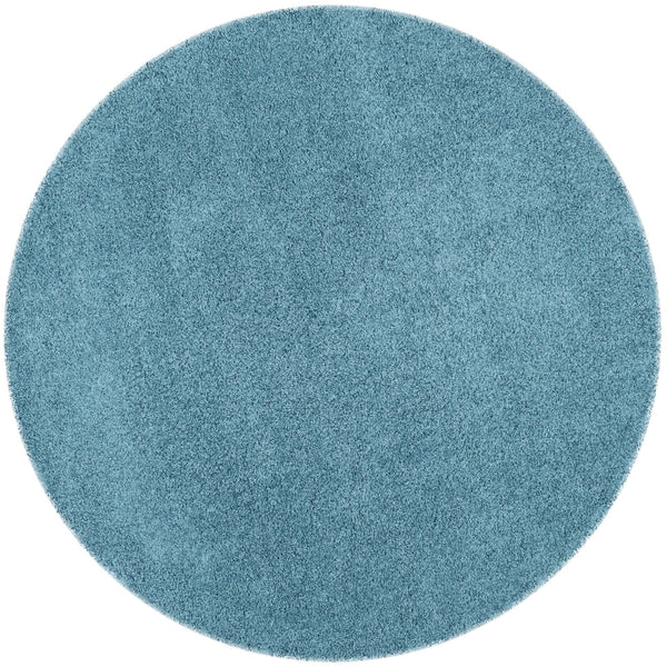 Safavieh Laguna Plush Shag Runner 2X10 Turquoise — Deep 2" Pile, Turkish Power-Loomed, Durable Easy-Care Elegance SGL303T-210