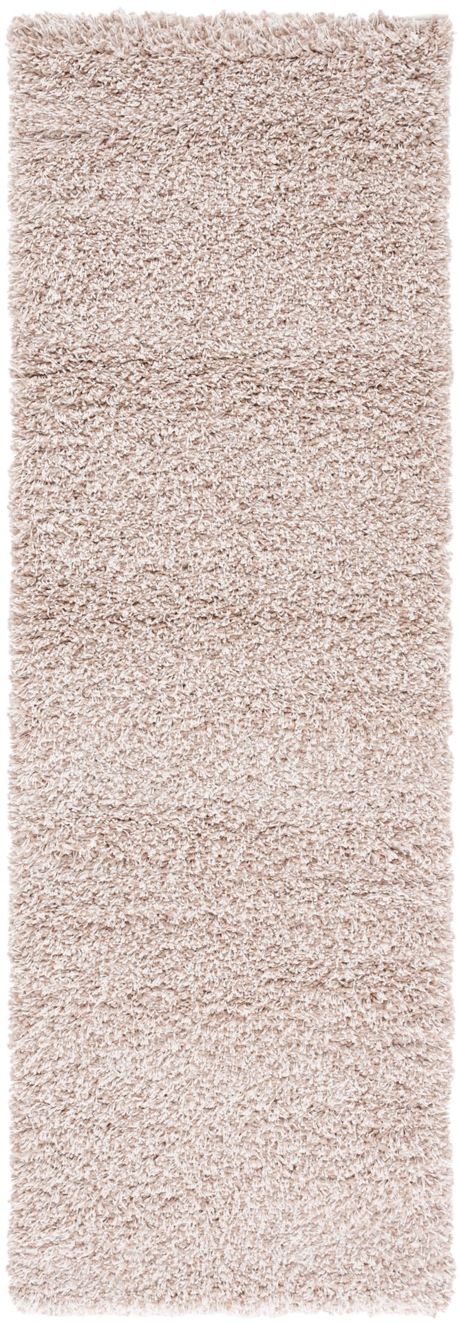 Safavieh Sgn725 Luxurious Beige Shag Runner — Flokati-Inspired Deep Pile, Power-Loomed Turkish Craftsmanship 2'-3" x 13'-0" SGN725-1313-213