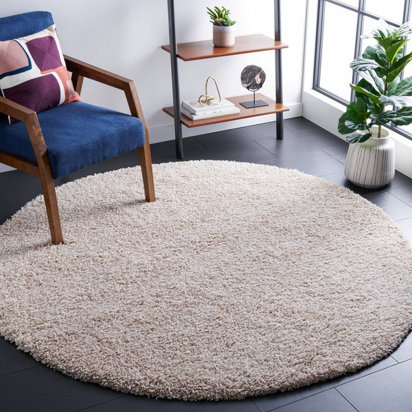 Safavieh Sgn725 Luxurious Beige Shag Runner — Flokati-Inspired Deep Pile, Power-Loomed Turkish Craftsmanship 2'-3" x 13'-0" SGN725-1313-213