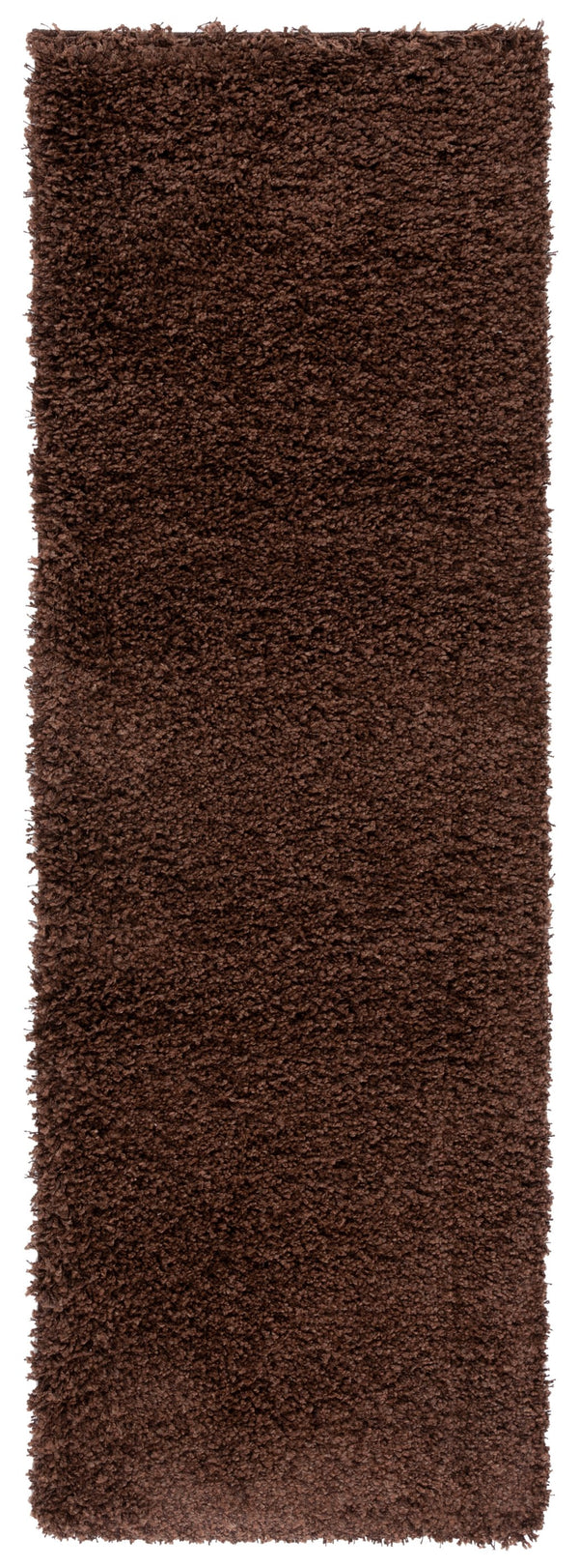 Safavieh Sgn725 Plush Round Shag Rug – Luxurious Flokati-Style Pile, Cozy Neutral Tones For Living Spaces 3'-0" x 3'-0" BROWN SGN725-2727-3R