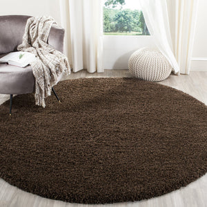 Safavieh Sgn725 Plush Santa Monica Shag Rug — Flokati-Inspired Texture, Durable Power-Loomed Comfort For Home Decor 3'-0" x 3'-0" SGN725-2727-3SQ