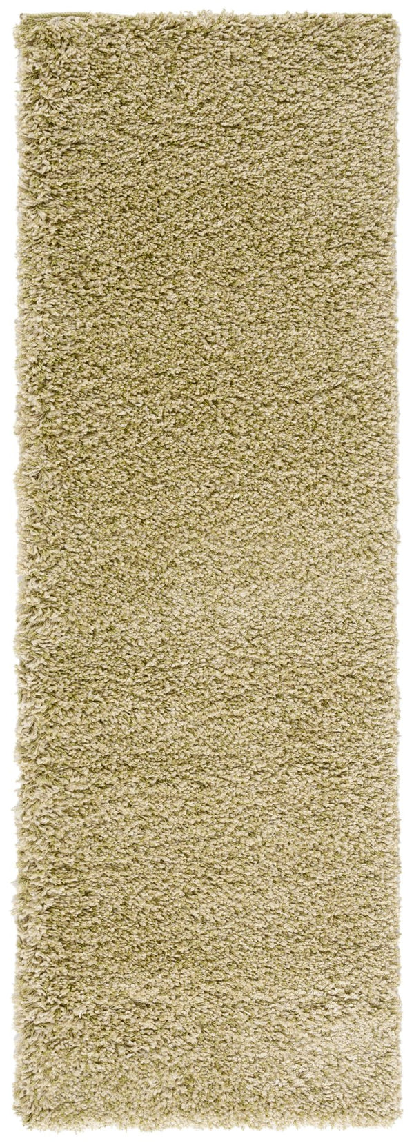 Safavieh Sgn725 Luxurious Beige Shag Runner — Flokati-Inspired Deep Pile, Power-Loomed Turkish Craftsmanship 2'-3" x 9'-0" GREEN SGN725-5252-29