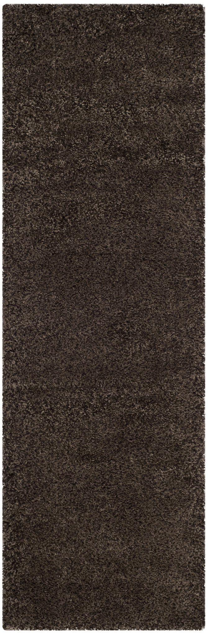 Safavieh Sgn725 Plush Santa Monica Shag Rug — Flokati-Inspired Texture, Durable Power-Loomed Comfort For Home Decor 4'-0" x 4'-0" MUSHROOM SGN725-8181-4SQ