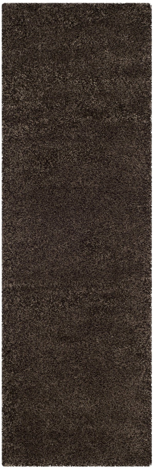 Safavieh Sgn725 Plush Santa Monica Shag Rug — Flokati-Inspired Texture, Durable Power-Loomed Comfort For Home Decor 4'-0" x 4'-0" MUSHROOM SGN725-8181-4SQ