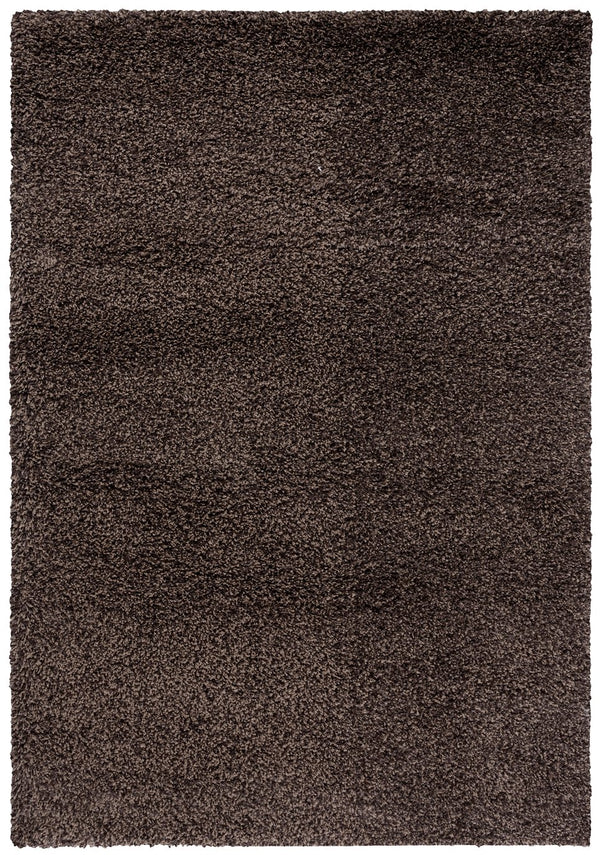 Safavieh Sgn725 Plush Santa Monica Shag Rug — Flokati-Inspired Texture, Durable Power-Loomed Comfort For Home Decor 4'-0" x 4'-0" MUSHROOM SGN725-8181-4SQ