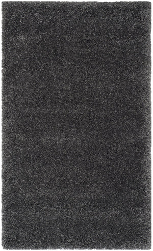 Safavieh Sgn725 Plush Round Shag Rug – Luxurious Flokati-Style Pile, Cozy Neutral Tones For Living Spaces 4'-0" x 4'-0" DARK GREY SGN725-8484-4R