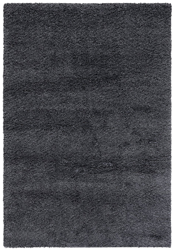 Safavieh Sgn725 Plush Round Shag Rug – Luxurious Flokati-Style Pile, Cozy Neutral Tones For Living Spaces 4'-0" x 4'-0" DARK GREY SGN725-8484-4R