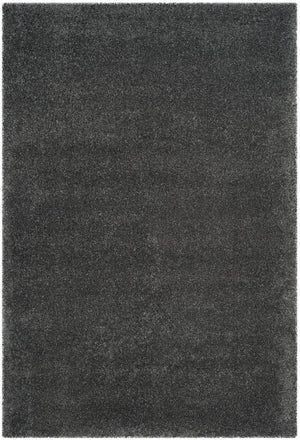 Safavieh Sgn725 Plush Round Shag Rug – Luxurious Flokati-Style Pile, Cozy Neutral Tones For Living Spaces 4'-0" x 4'-0" DARK GREY SGN725-8484-4R