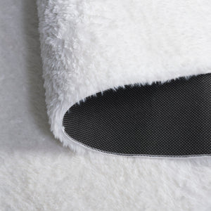 Safavieh Tokyo Ivory Shag Rug — Plush Polyester Flokati Texture, Neutral Anchor For Living Rooms & Bedrooms 5'-0" x 8'-0" SGT100A-5