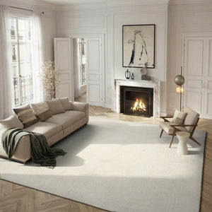 Safavieh Ultimate Ivory Shag Rug — Hand-Tufted Flokati-Style Plush Polyester Pile For Cozy Luxe Rooms 6'-0" x 9'-0" SGU211B-6