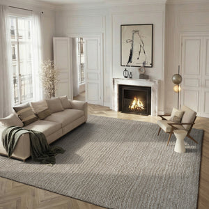 Safavieh Ultimate Hand-Tufted Shag Rug 6X9 Sand Ivory Flokati-Style Plush 1.5" Pile Cozy Luxury Rugs 6'-0" x 9'-0" SGU211C-6