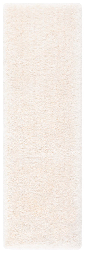 Safavieh Luxe Shag Hand Tufted Ivory Polyester Runner Rug for Hallways and Entryways SGX160A-214