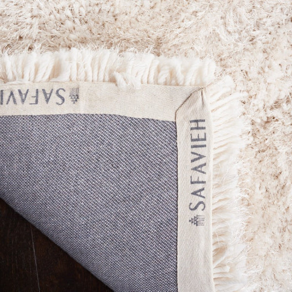 Safavieh Luxe Hand Tufted Polyester Shag Runner Rug Deep Pile Neutral Tone Hallway Accent SGX160B-214