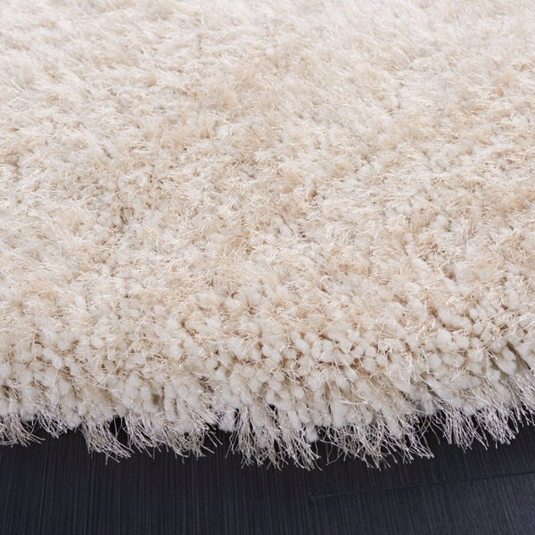 Safavieh Luxe Hand Tufted Round Shag Rug Deep Polyester Pile Soft Bedroom Accent SGX160B-3R