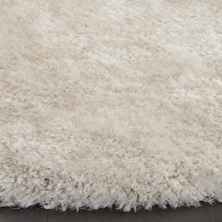 Safavieh Luxe Hand Tufted Round Shag Rug Deep Polyester Pile Soft Bedroom Accent SGX160B-3R