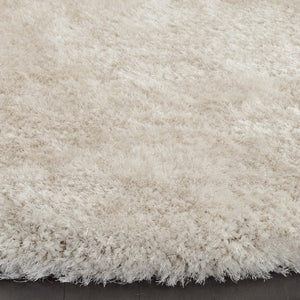 Safavieh Luxe Hand Tufted Round Shag Rug Deep Polyester Pile Soft Bedroom Accent SGX160B-3R