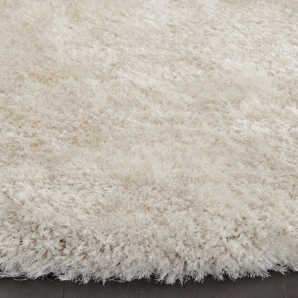 Safavieh Luxe Hand Tufted Round Shag Rug Deep Polyester Pile Soft Bedroom Accent SGX160B-3R