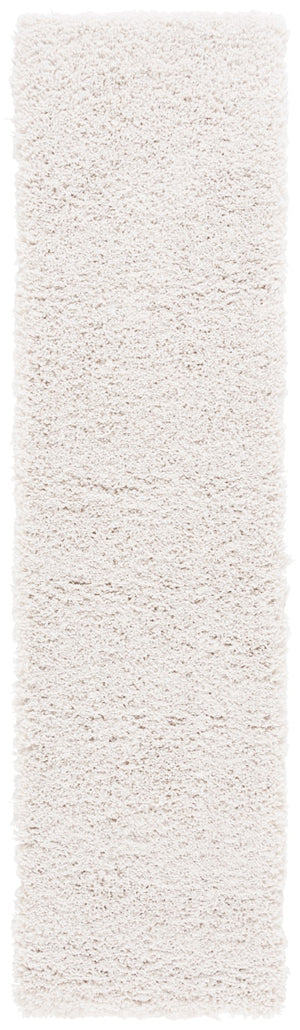 Safavieh Luxe Shag 800 Hand Tufted/ Hooked Shag Rug White 2' x 3'