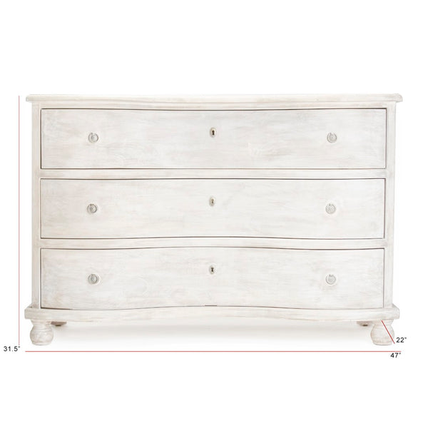 Chloe Chest Grey Wash SH0709-12-02 Zentique