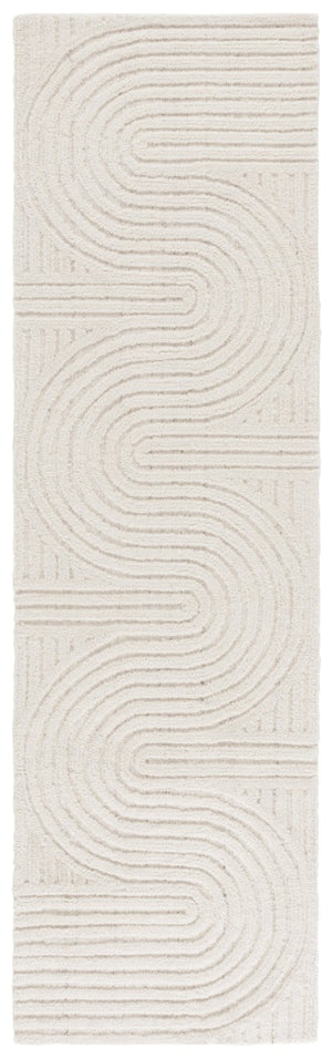 Safavieh Southampton Hand Tufted Wool Ivory Runner Rug for Hallways and Entryways SHA301A-26