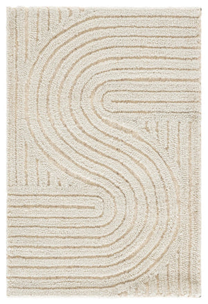 Safavieh Southampton Hand Tufted Wool Blend Accent Rug Ivory Organic Curves Modern SHA301A-2