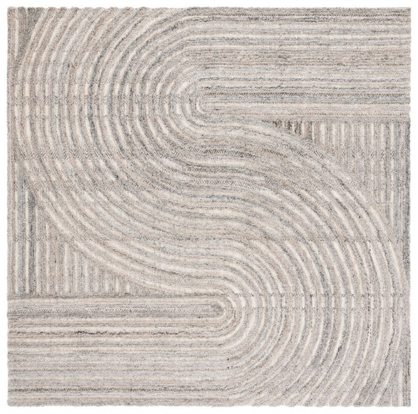 Safavieh Southampton Hand Tufted Wool Blend Square Rug for Minimalist Entryways and Accent Spaces SHA301B-3SQ