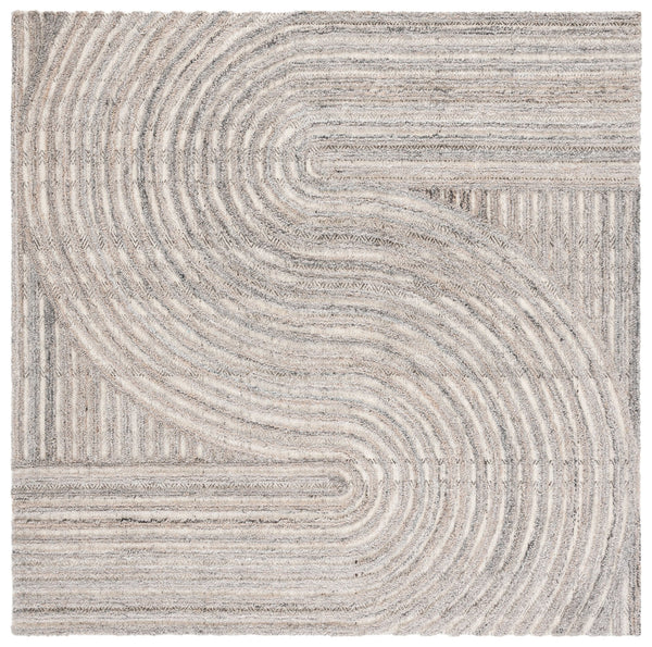 Safavieh Southampton Contemporary Area Rug – Luxurious Hand-tufted Design For Modern Elegance & Comfort Beige 45% Wool,45% Polyester,And 10% Cotton Sha301b-10sq