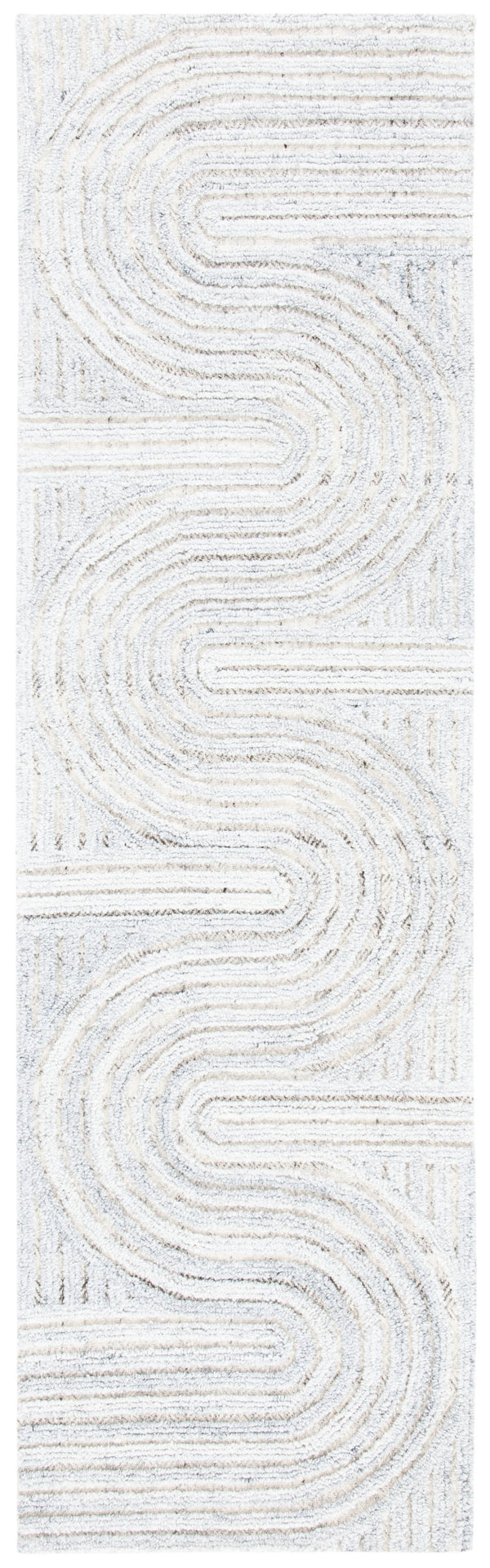 Safavieh Southampton Contemporary Area Rug – Luxurious Hand-tufted Design For Modern Elegance & Comfort Grey 45% Wool,45% Polyester,And 10% Cotton Sha301f-1115