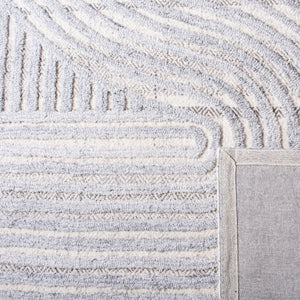 Safavieh Southampton Contemporary Area Rug – Luxurious Hand-tufted Design For Modern Elegance & Comfort Grey 45% Wool,45% Polyester,And 10% Cotton Sha301f-1115