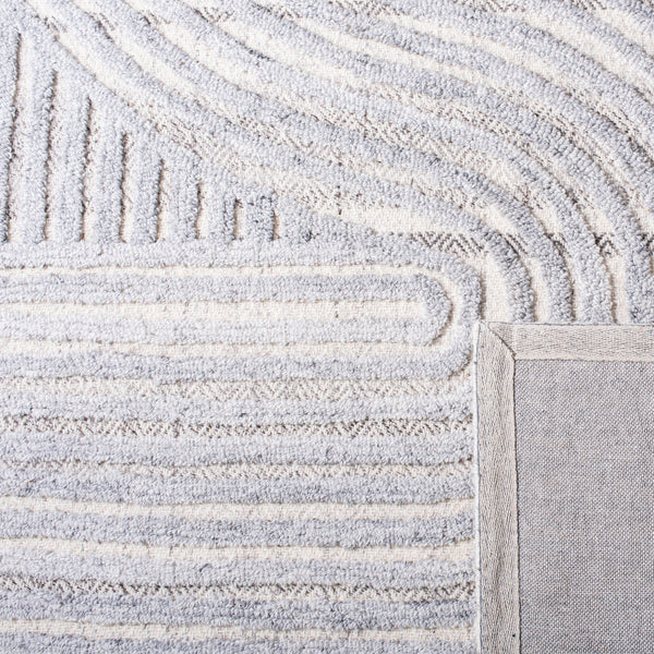 Safavieh Southampton Contemporary Area Rug – Luxurious Hand-tufted Design For Modern Elegance & Comfort Grey 45% Wool,45% Polyester,And 10% Cotton Sha301f-1115