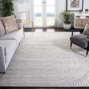 Safavieh Southampton Contemporary Area Rug – Luxurious Hand-tufted Design For Modern Elegance & Comfort Grey 45% Wool,45% Polyester,And 10% Cotton Sha301f-1115