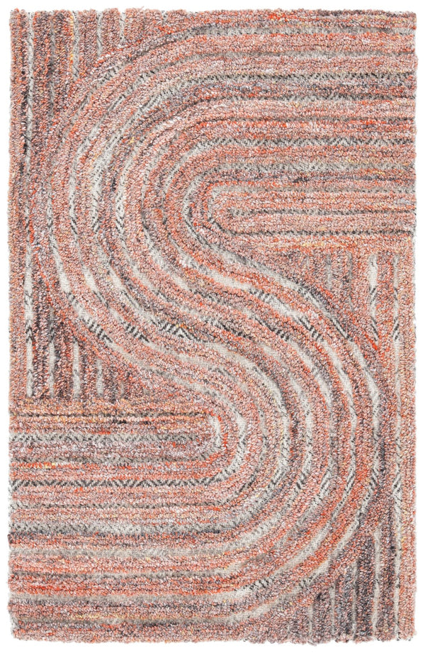 Safavieh Southampton Contemporary Area Rug – Luxurious Hand-tufted Design For Modern Elegance & Comfort Rust 45% Wool,45% Polyester,And 10% Cotton Sha301p-3