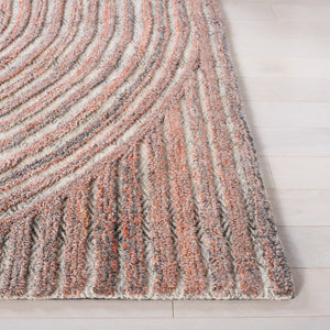 Safavieh Southampton Contemporary Area Rug – Luxurious Hand-tufted Design For Modern Elegance & Comfort Rust 45% Wool,45% Polyester,And 10% Cotton Sha301p-3