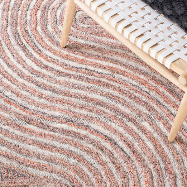 Safavieh Southampton Contemporary Area Rug – Luxurious Hand-tufted Design For Modern Elegance & Comfort Rust 45% Wool,45% Polyester,And 10% Cotton Sha301p-3