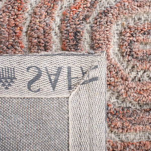 Safavieh Southampton Contemporary Area Rug – Luxurious Hand-tufted Design For Modern Elegance & Comfort Rust 45% Wool,45% Polyester,And 10% Cotton Sha301p-3