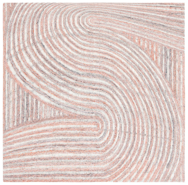 Safavieh Southampton Contemporary Area Rug – Luxurious Hand-tufted Design For Modern Elegance & Comfort Rust 45% Wool,45% Polyester,And 10% Cotton Sha301p-3