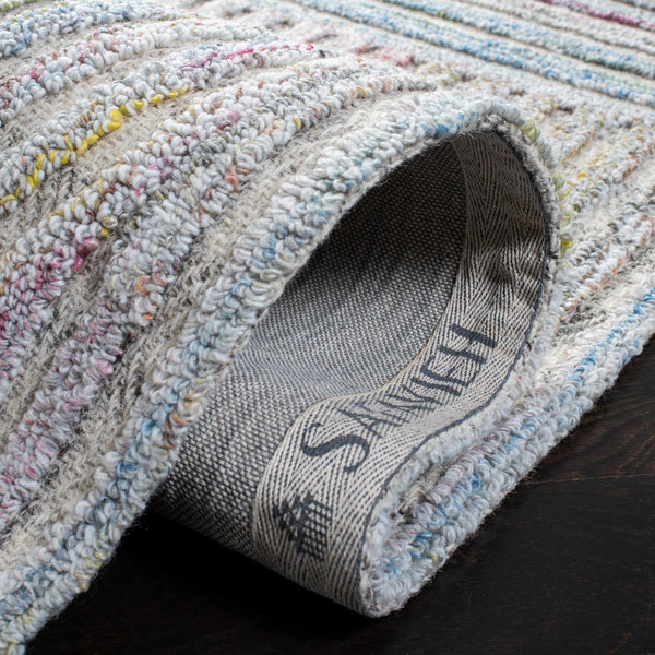 Safavieh Southampton Contemporary Area Rug – Luxurious Hand-tufted Design For Modern Elegance & Comfort Pink ,Blue 45% Wool,45% Polyester,And 10% Cotton Sha301u-3