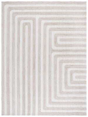 Safavieh Southampton Hand-tufted Area Rug - Elegant Geometric Design For Modern Living Spaces And Comfort Beige 55% Wool,45% Polyester Sha303b-6sq