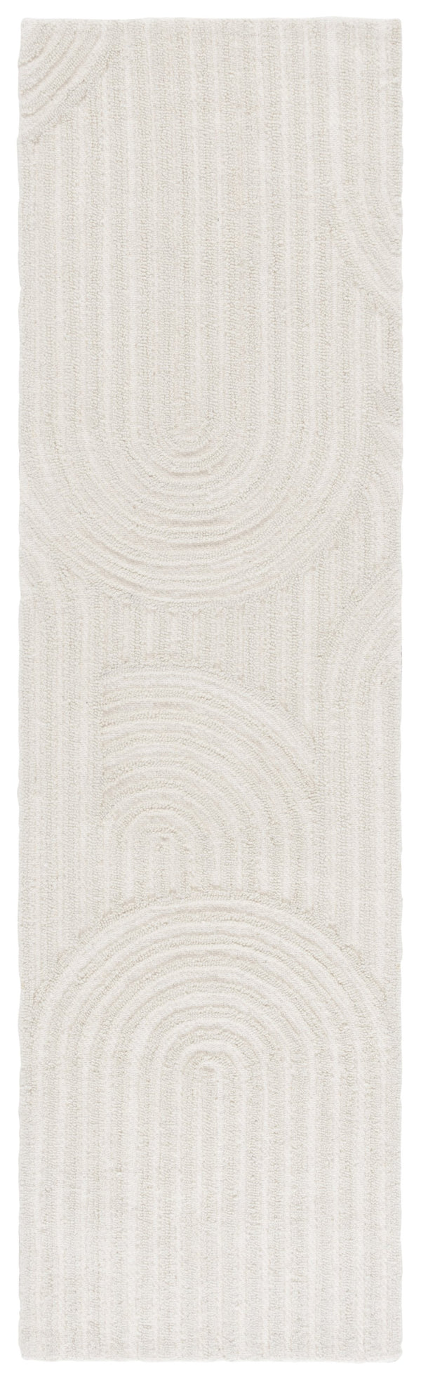 Safavieh Southampton Hand-tufted Plush Rug - Contemporary Comfort With Organic Design For Elegant Spaces Ivory 55% Wool,45% Polyester Sha304a-6sq