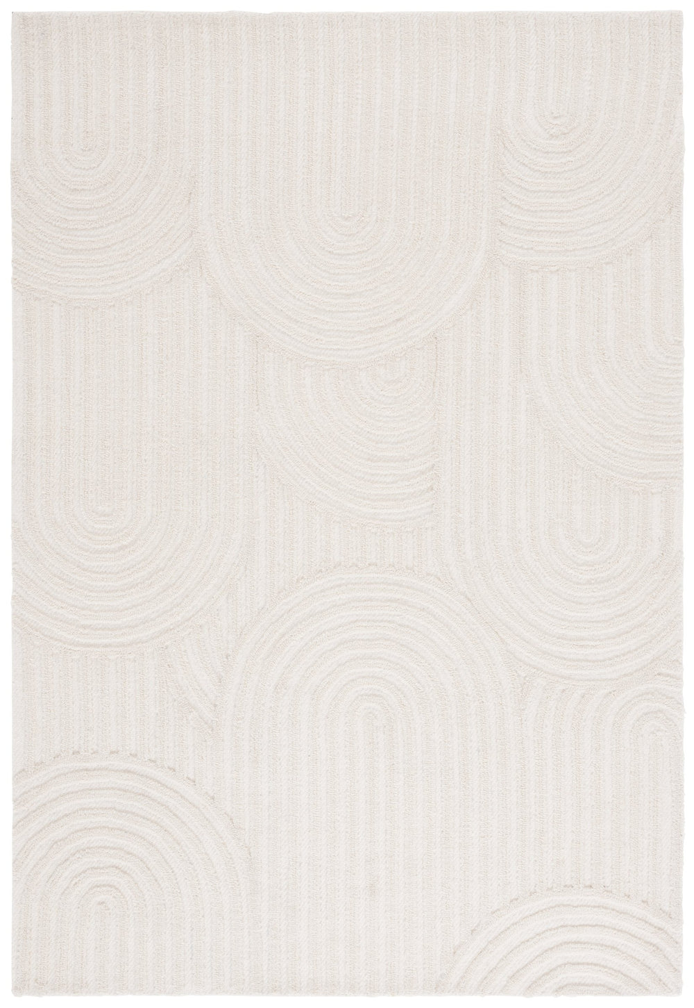 Safavieh Southampton Hand-tufted Plush Rug - Contemporary Comfort With Organic Design For Elegant Spaces Ivory 55% Wool,45% Polyester Sha304a-6sq